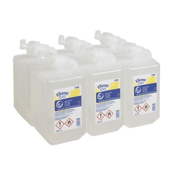 KLEENEX Händedesinfektionsgel tötet Bakterien, Pilze und Viren in sekundenschnelle