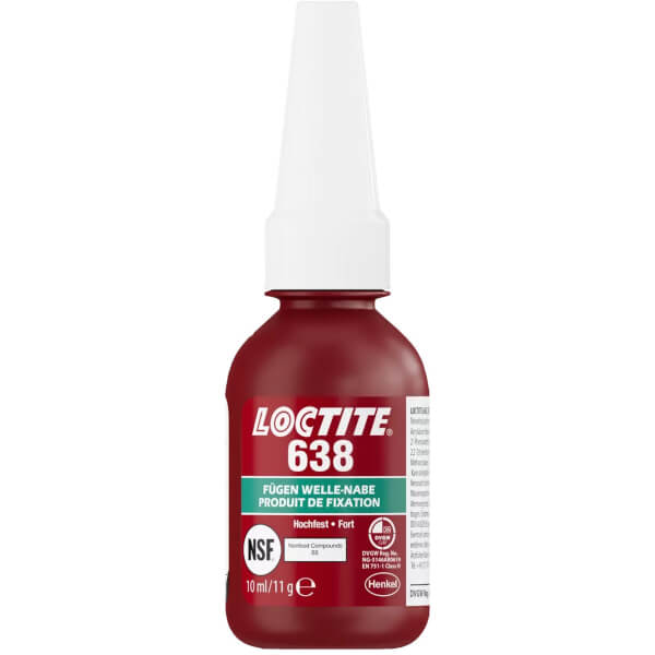 Loctite 638 hochfester Klebstoff für Welle - Nabe - Verbindungen