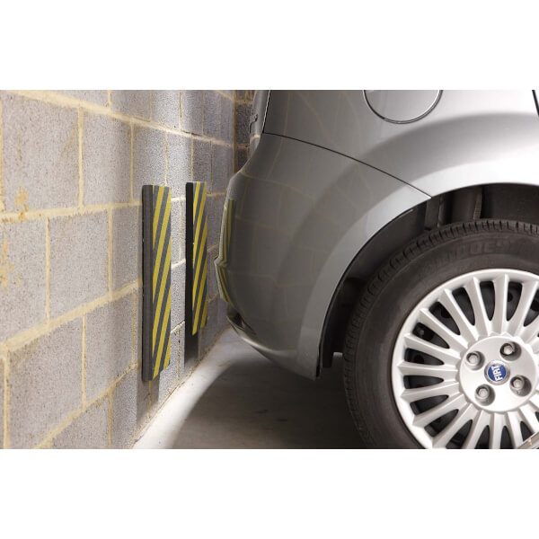 Garagen Wandschutz, 260 G - Selbstklebend, Reflektierend, Aus Schaumstoff, Schützt Vor Türschlägen, 40x15 Cm