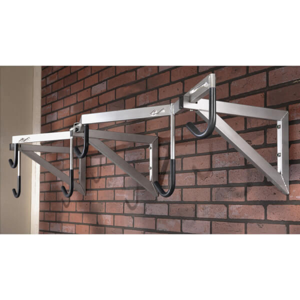 Support Mural XLC KS-W01 Pour Vélo - Accroche Sur La Roue Avant, Gain De Place, Installation Facile