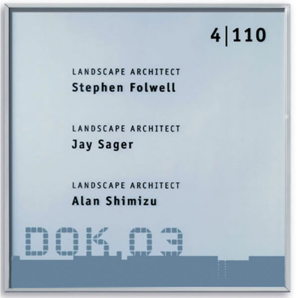 NEW AGE Türschilder hochfeste, silber matte Aluminiumprofile,