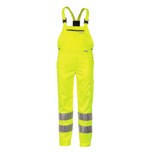 Warnschutzkleidung Warnschutzhosen PLANAM Warnschutz - Latzhose, gelb