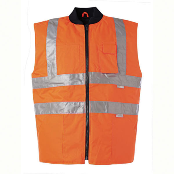Warnschutzkleidung Warnschutzwesten PLANAM Winter - Warnschutzweste, orange,