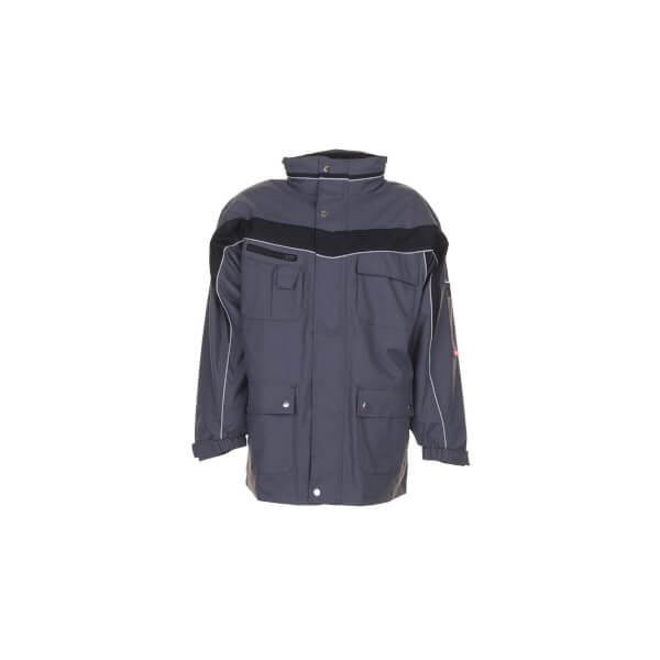 Arbeitsjacken Allwetterjacken PLANAM Allwetterjacke Plaline, schiefer - schwarz,