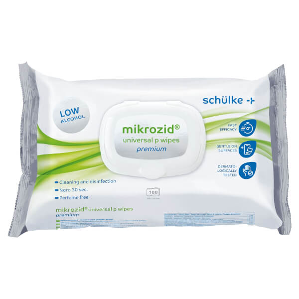 Schülke mikrozid universal p wipes Desinfektionstücher zur Desinfektion von Medizinprodukten und Flächen