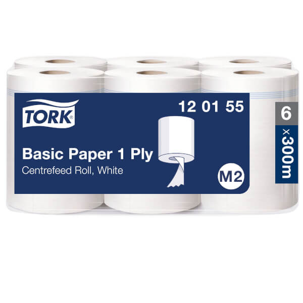 Tork 120155 Standard Papierwischtücher Universal 1 - lagig für Spendersystem M2