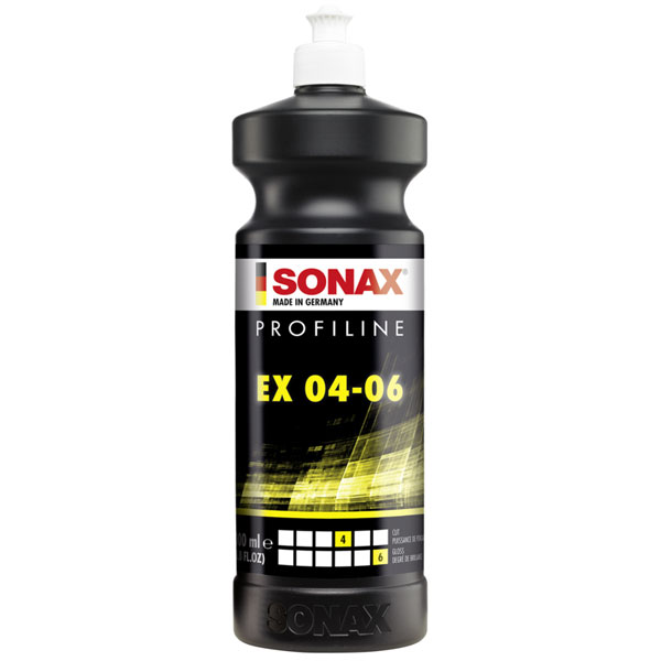 sonax profiline EX 04 - 06 Finish - Politur mit Schleifeigenschaften speziell für Excentermaschinen