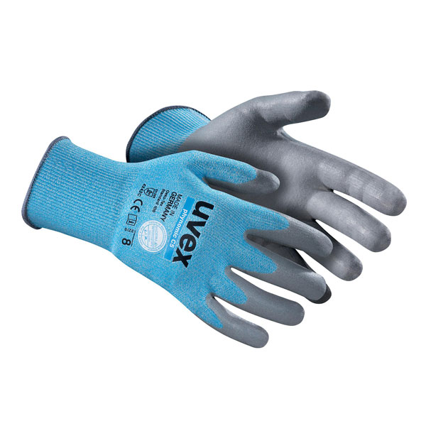 1Paar Schnittschutz Handschuhe  Nitrilnoppen Klasse 5 Größe 10 Montagehandschuh 