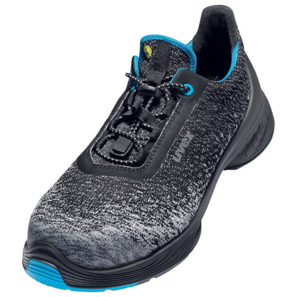 uvex 1 G2 Sicherheitshalbschuh 68342 S1 P SRC blau schwarz vereint sehr weiche Dämpfung und hohe Energierückgabe